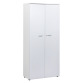 Armoire haute portes battantes H 200 x L 90 x P 45 cm Squadra