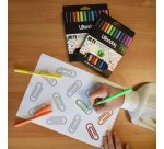 Feutre Wonday couleurs assorties pointe moyenne - Pochette de 12