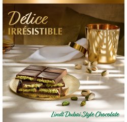 Dubai Style Chocolate Lindt, tablette chocolat au lait 145 g
