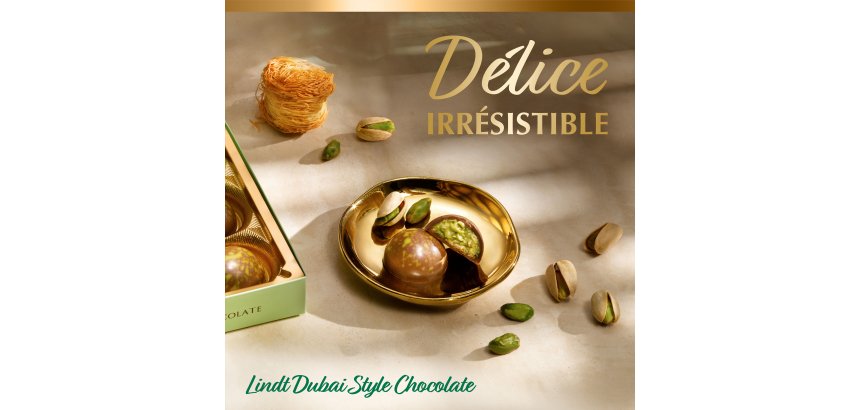 Dubai Style Chocolate Lindt - Coffret de 9 bouchées - 90 g