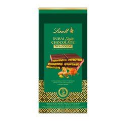 Dubai Style Chocolate Lindt, tablette chocolat noir 70 % cacao 145 g