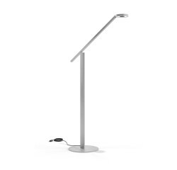 Lampada da terra FLOOR LITE LUCTRA® con controllo gestuale colore argento