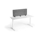 Pannello divisorio da scrivania Effect 120 cm colore grigio