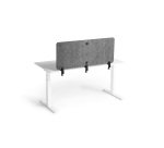 Pannello divisorio da scrivania Effect 120 cm colore grigio
