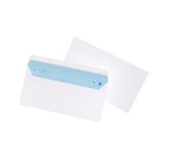 Sobre 110 x 220 mm La Couronne 80 g sin ventana blanco - Caja de 500