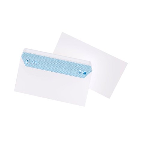 Sobre 110 x 220 mm La Couronne 80 g sin ventana blanco - Caja de 500