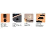 Cabine acoustique Essentielle M - 2 personnes - extérieur chêne clair / intérieur Gris