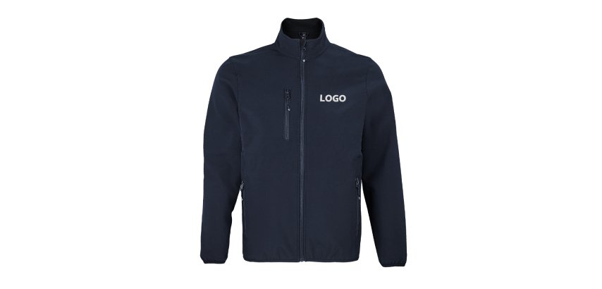 Veste zippée manches longues publicitaire 270 gr/m² Sol's - marquage broderie