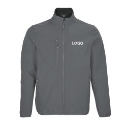 Veste zippée manches longues publicitaire 270 gr/m² Sol's - marquage broderie