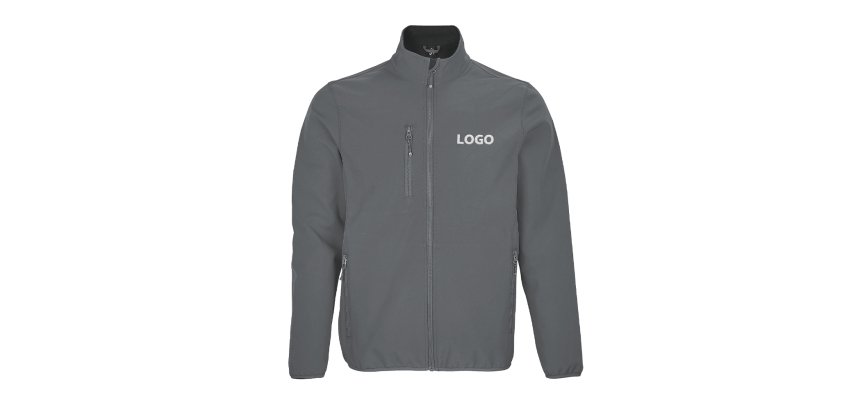 Veste zippée manches longues publicitaire 270 gr/m² Sol's - marquage broderie