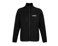 Jas met lange mouwen en rits, 270 gr/m² Sol's personaliseerbaar - geborduurde afdruk