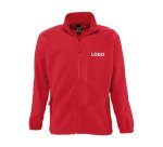 Veste polaire zippée manches longues publicitaire 300 g/m² Sol's - marquage broderie