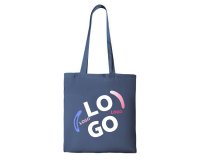 Advertising cotton bag Tote bag, long handles, 140 g/m² - 10 L - multicolor marking