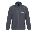 Fleece jacket with long sleeves, promotional, 300 g/m² Sol's - embroidered branding
