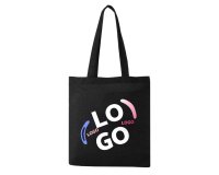 Sac en coton publicitaire Tote bag anses longues 140 g/m² - 10 L - marquage multicolore