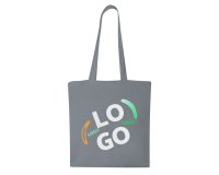 Advertising cotton bag Tote bag, long handles, 140 g/m² - 10 L - multicolor marking