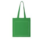 Katoenen zak Tote Bag met lange hengsels 140 g/m² promotieartikel - 10 L - meerkleurige opdruk