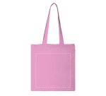Katoenen zak Tote Bag met lange hengsels 140 g/m² promotieartikel - 10 L - meerkleurige opdruk