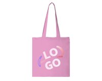 Sac en coton publicitaire Tote bag anses longues 140 g/m² - 10 L - marquage multicolore
