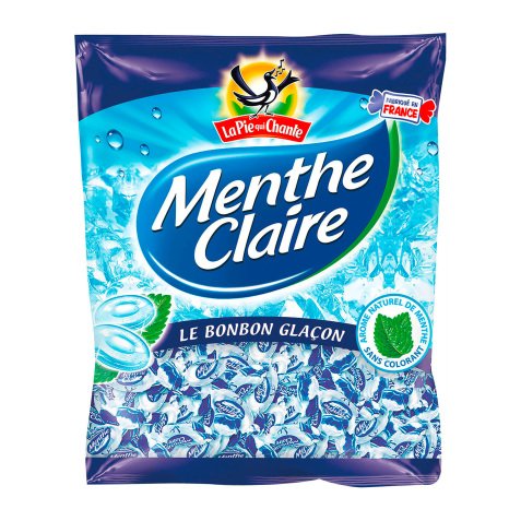 Bonbons Menthe Claire La Pie qui Chante - Sachet de 124 g