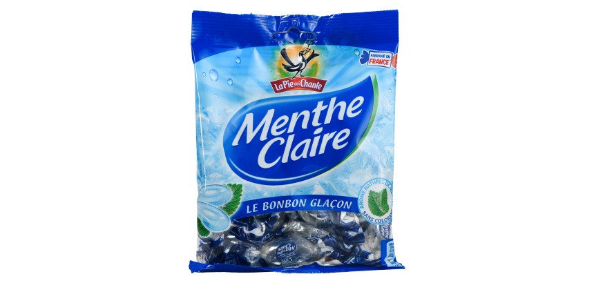 Bonbons Menthe Claire La Pie qui Chante - Sachet de 124 g