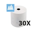 Bobines Caisses Exacompta 43818E - l 80 mm x L 76 m, Ø 72 mm - 1 pli(s) - paquet de 10