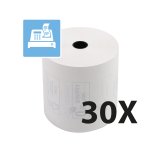 Bobines Caisses Exacompta 43818E - l 80 mm x L 76 m, Ø 72 mm - 1 pli(s) - paquet de 10