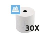 Bobines Caisses Exacompta 43818E - l 80 mm x L 76 m, Ø 72 mm - 1 pli(s) - paquet de 10