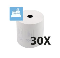 Spools Exacompta 43818E - w 80 mm x L 76 m, Ø 72 mm - 1 ply - pack of 10