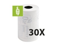 Bobines Terminaux bancaires Exacompta 40754E - l 57 mm x L 24 m, Ø 46 mm - 1 pli(s) - paquet de 10