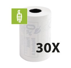 Bobines Terminaux bancaires Exacompta 40754E - l 57 mm x L 24 m, Ø 46 mm - 1 pli(s) - paquet de 10