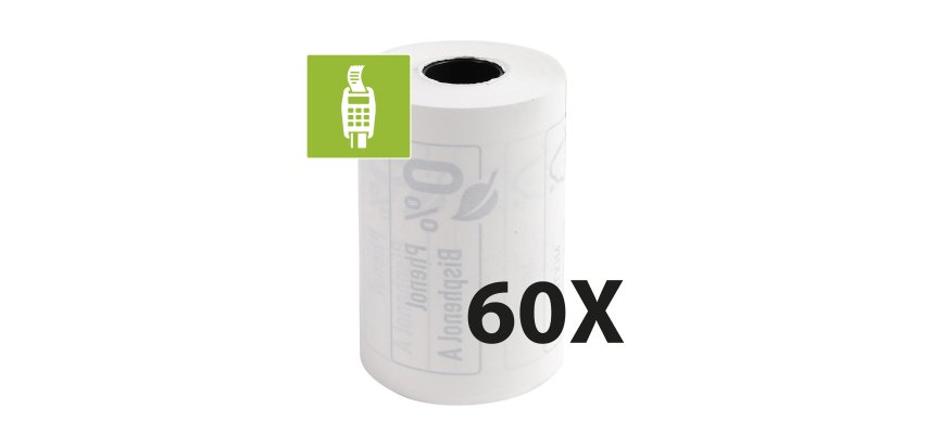 Bobines Terminaux bancaires Exacompta 40753E - l 57 mm x L 18 m, Ø 40 mm - 1 pli(s) - paquet de 10