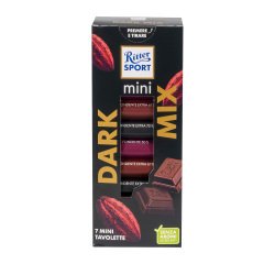Ritter Sport Mini 7 tavolette Dark mix - 8 confezioni da 116g
