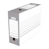 Boîte archives carton automatique Elba- Dos 10 cm- Grise