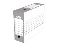 Boîte archives carton automatique Elba - Dos 10 cm - Grise
