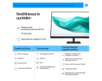 <ul><li>HP Series 3 Pro 27 inch FHD Monitor - 327ph flat PC screen 68.6 cm (27") 1920 x 1080 pixels Full HD LCD Black</li></ul>