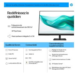 <ul><li>HP Series 3 Pro 27 inch FHD Monitor - 327ph flat PC screen 68.6 cm (27") 1920 x 1080 pixels Full HD LCD Black</li></ul>