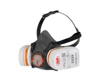 Demi-masque de protection respiratoire force 8 à double cartouche A2P3 JSP taille L