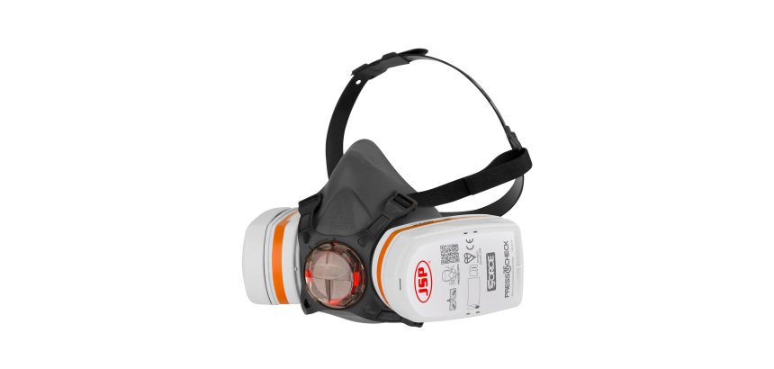 Demi-masque de protection respiratoire force 8 à double cartouche A2P3 JSP taille M