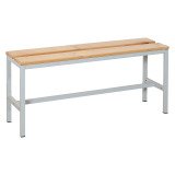 Banc à lattes bois - L. 120 cm