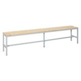 Banc à lattes bois - L. 200 cm