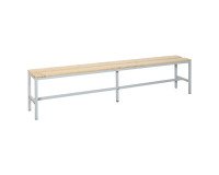 Banc à lattes bois - L. 200 cm