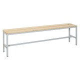 Banc à lattes bois - L. 160 cm