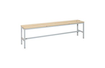 Banc à lattes bois - L. 160 cm