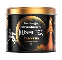 Thé noir Tsarevna Bio Kusmi tea - Boite métal 120 g