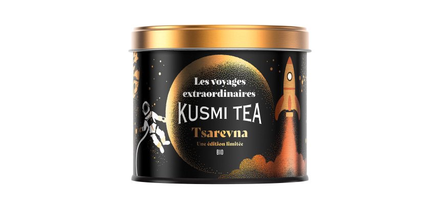 Thé noir Tsarevna Bio Kusmi tea - Boite métal 120 g