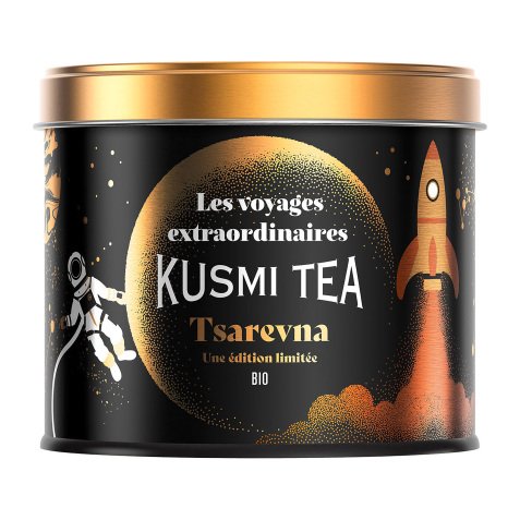 Thé noir Tsarevna Bio Kusmi tea - Boite métal 120 g