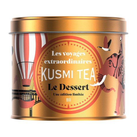Thé vert Le Dessert Bio Kusmi Tea - Boite métal 90 g