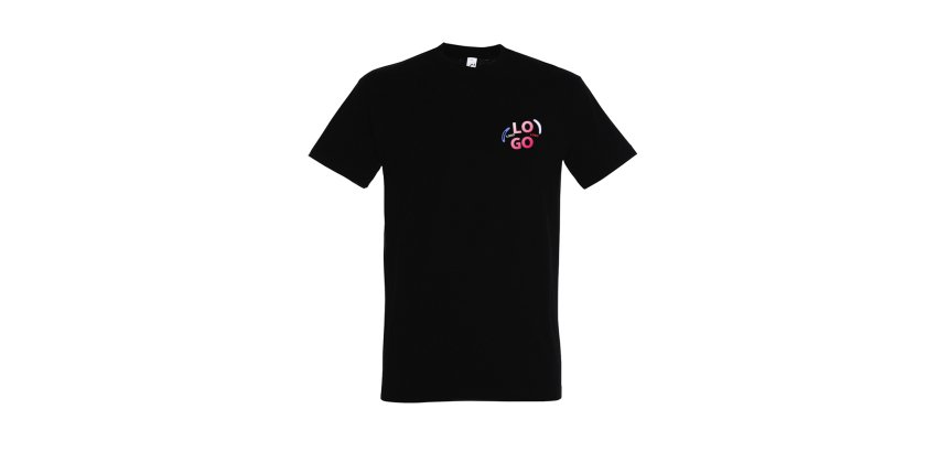 T-shirt mixte manches courtes publicitaires Sol’s - 190 g/m² - marquage multicolore