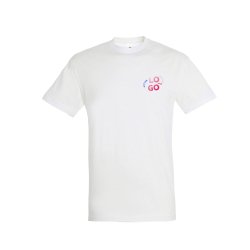 T-shirt mixte manches courtes publicitaire Sol's - 150 g/m² - marquage multicolore